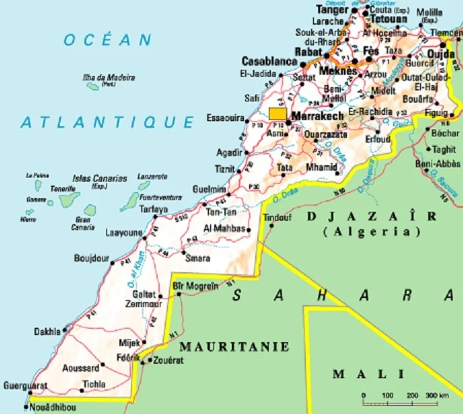 Carte de couverture Fibre Maroc 2026