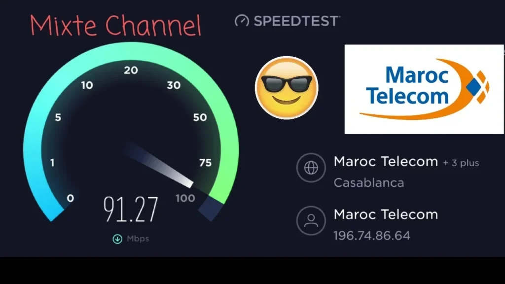 Fibre dans une zone périphérique au Maroc